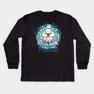 Polar Bear Plunge Day – January Kids Long Sleeve T-Shirt